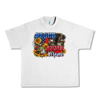 Lunar Rock Proud army mom 4th of july Urban Heavy Tee - CowGirlArtShop