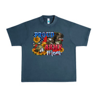 Midnight Navy Proud army mom 4th of july Urban Heavy Tee - CowGirlArtShop