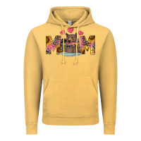 Vintage Mustard mom bear with sunflowers Vintage Hoodie - RanaPortraitStore