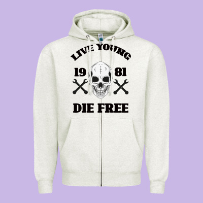 Live Young Die Free Zipper Hoodie Designed By Bettercallsaul