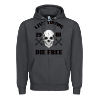 Smoke Live Young Die Free Zipper Hoodie - Bettercallsaul