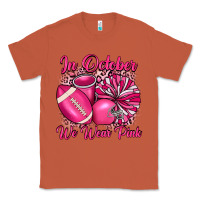 Copper in october we wear pink cheer with football breast Classic Tee - JahusDesignShop
