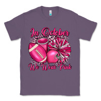 Lavender in october we wear pink cheer with football breast Classic Tee - JahusDesignShop
