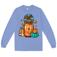 Colony Blue thanksgiving coffee Long Sleeve Tee - JahusDesignShop