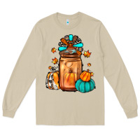 Mushroom thanksgiving coffee Long Sleeve Tee - JahusDesignShop