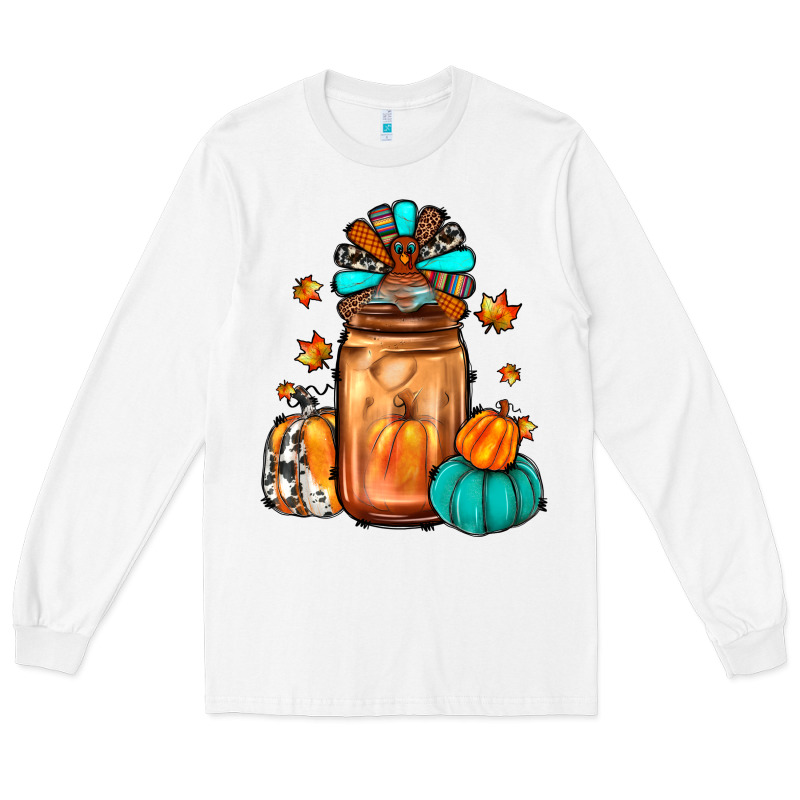 Thanksgiving Coffee Long Sleeve Tee by JahusDesignShop | Teevron