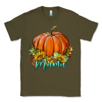 Army Green pumpkin mama Classic Tee - BundleAndBundleShop