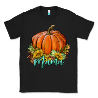 Black pumpkin mama Classic Tee - BundleAndBundleShop