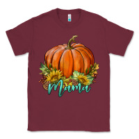 Burgundy pumpkin mama Classic Tee - BundleAndBundleShop