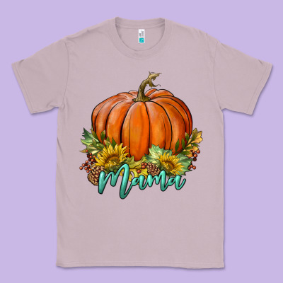 Pumpkin Mama Classic Tee Designed By Bundleandbundleshop