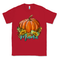 Red pumpkin mama Classic Tee - BundleAndBundleShop