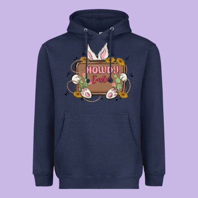 Howdy Easter Heavyweight Hoodie Designed By Maliassmallbusiness