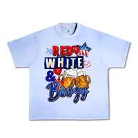 Grape Ice Red white and boozy 4th of july Urban Heavy Tee - CowGirlArtShop