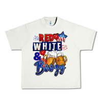 Pistachio Red white and boozy 4th of july Urban Heavy Tee - CowGirlArtShop
