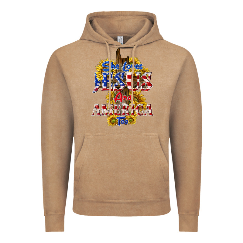 She Loves Jesus Vintage Hoodie by texasbilliewilder | Teevron