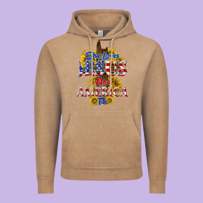 Vintage Hoodie she loves jesus