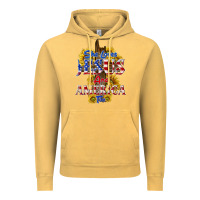 Vintage Mustard she loves jesus Vintage Hoodie - texasbilliewilder