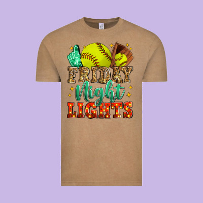 Friday Night Lights Softball Vintage Tee Designed By Zillion Design Studio
