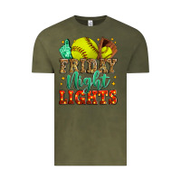 Vintage Olive friday night lights softball Vintage Tee - Zillion Design Studio