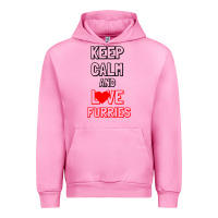 Fuchsia Pink Keep Calm And Love Furries Urban Hoodie - Bettercallsaul