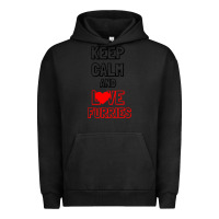 Pigment Black Keep Calm And Love Furries Urban Hoodie - Bettercallsaul