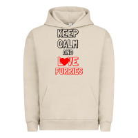 Pigment French Oak Keep Calm And Love Furries Urban Hoodie - Bettercallsaul