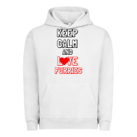 Pigment Lunar Rock Keep Calm And Love Furries Urban Hoodie - Bettercallsaul