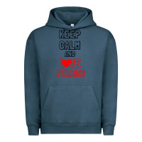 Pigment Midnight Navy Keep Calm And Love Furries Urban Hoodie - Bettercallsaul