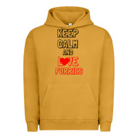 Pigment Peanut Butter Keep Calm And Love Furries Urban Hoodie - Bettercallsaul