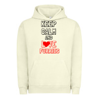 Pigment Pistachio Keep Calm And Love Furries Urban Hoodie - Bettercallsaul