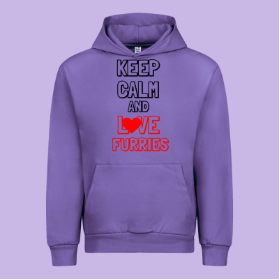 Keep Calm And Love Furries Urban Hoodie Designed By Bettercallsaul