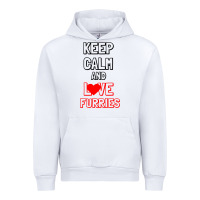 White Keep Calm And Love Furries Urban Hoodie - Bettercallsaul