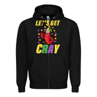 Black Let's Get Cray Zipper Hoodie - Bettercallsaul