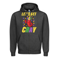Charcoal Heather Let's Get Cray Zipper Hoodie - Bettercallsaul