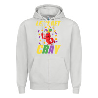 Dove Grey Let's Get Cray Zipper Hoodie - Bettercallsaul