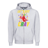 Heather Grey Let's Get Cray Zipper Hoodie - Bettercallsaul