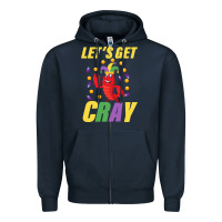 Navy Let's Get Cray Zipper Hoodie - Bettercallsaul