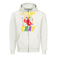 Oatmeal Heather Let's Get Cray Zipper Hoodie - Bettercallsaul