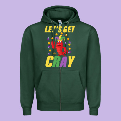 Let's Get Cray Zipper Hoodie Designed By Bettercallsaul