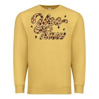 Antique Gold yeehaw Premium Sweatshirt - MaliasSmallBusiness