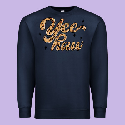 Yeehaw Premium Sweatshirt Designed By Maliassmallbusiness