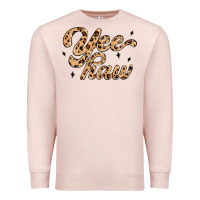 Pale Pink yeehaw Premium Sweatshirt - MaliasSmallBusiness