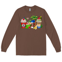 Chestnut dominican republic coffee cups Long Sleeve Tee - AdoDesignShop