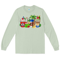 Matcha dominican republic coffee cups Long Sleeve Tee - AdoDesignShop