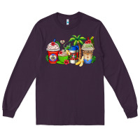 Plum dominican republic coffee cups Long Sleeve Tee - AdoDesignShop