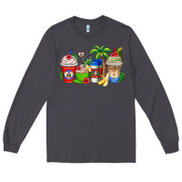 Smoke dominican republic coffee cups Long Sleeve Tee - AdoDesignShop