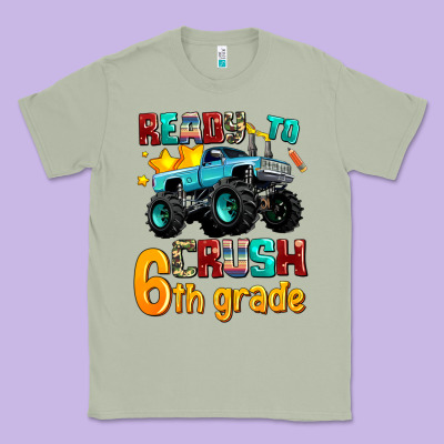 Ready To School Crush 6th Grade Classic Tee Designed By Adodesignshop