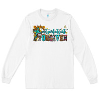 White not perfect just forgıven Long Sleeve Tee - AdoDesignShop