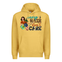 Antique Gold Camp Hair Don't Care Premium Hoodie - BundleAndBundleShop