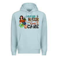Blue Mist Camp Hair Don't Care Premium Hoodie - BundleAndBundleShop